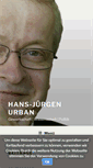 Mobile Screenshot of hans-juergen-urban.de